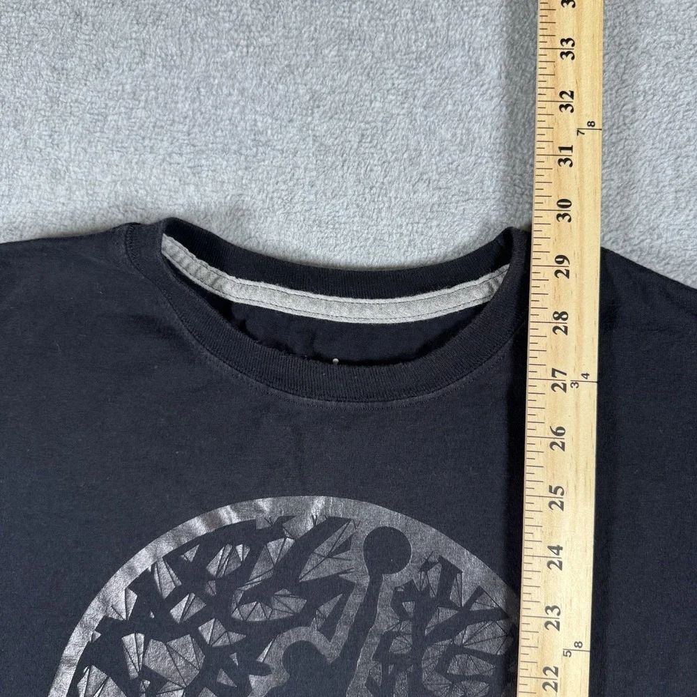 Jordan Jumpman Graphic T Shirt Black Distressed Basketball Nike Men's XXL